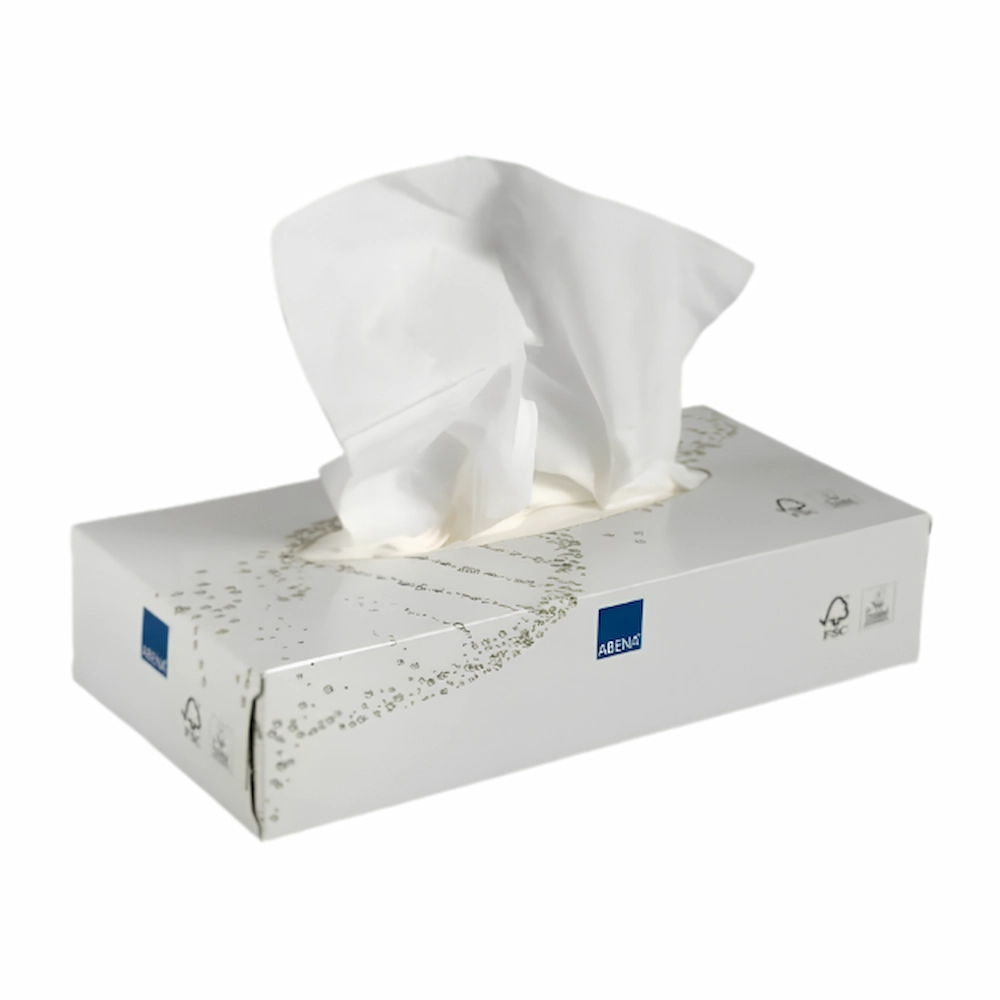 ABENA Care-Ness facial tissues excellent - 2-laags wit - 100 stuks