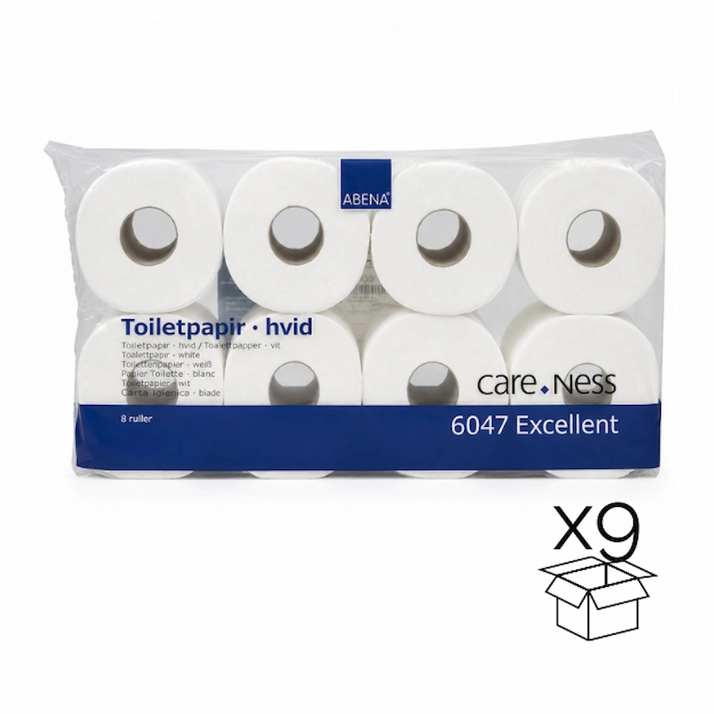 ABENA Care-Ness toiletpapier excellent - 3-laags - 250 vel - 72 rollen