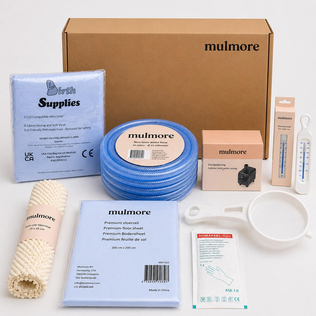 Bevalbadpakket - Birthpool in a Box Mini