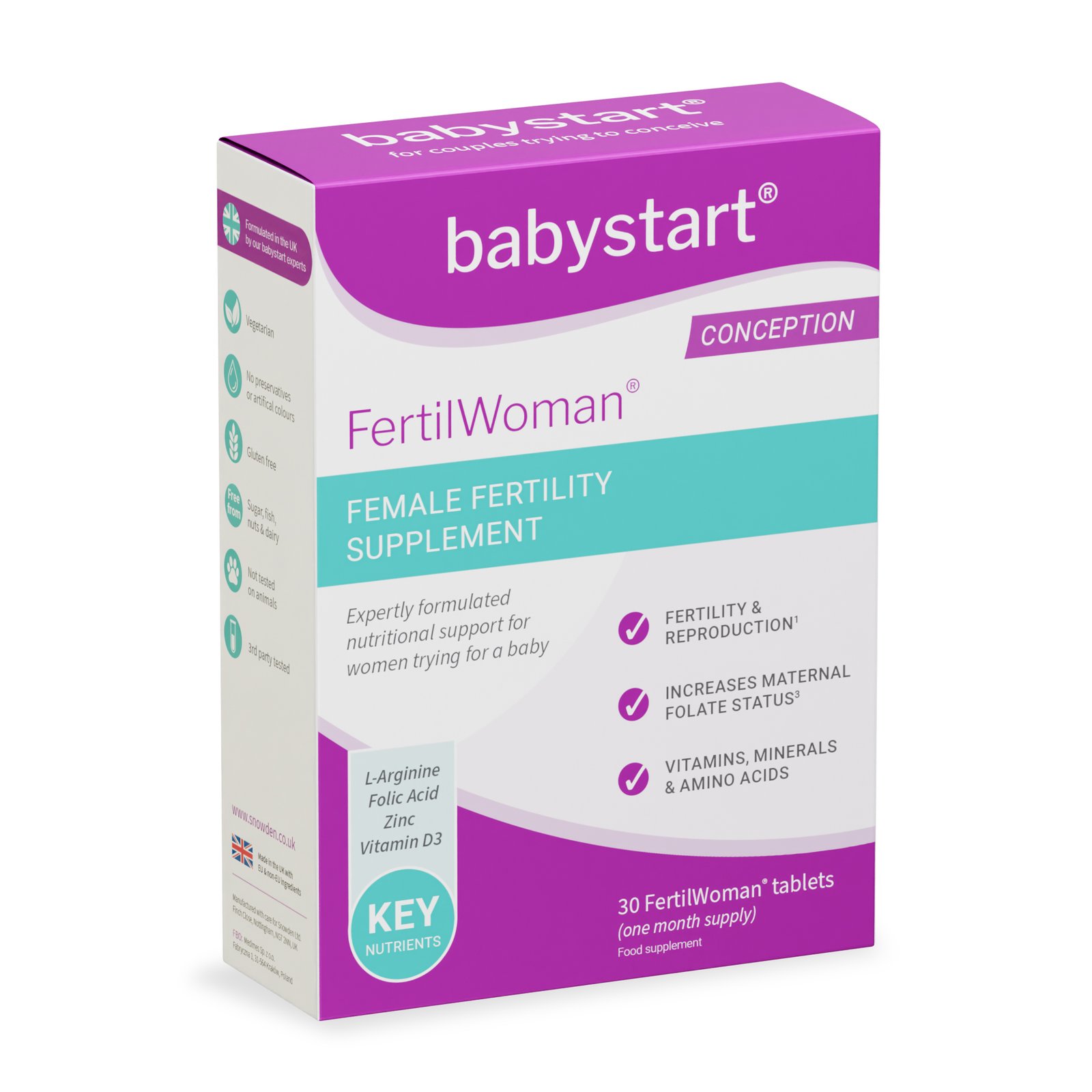 FertilWoman® - vruchtbaarheid supplement vrouw -  30 tabletten