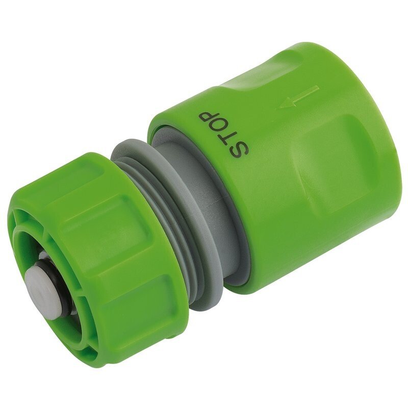 Waterslangkoppeling - 13 mm - waterstop