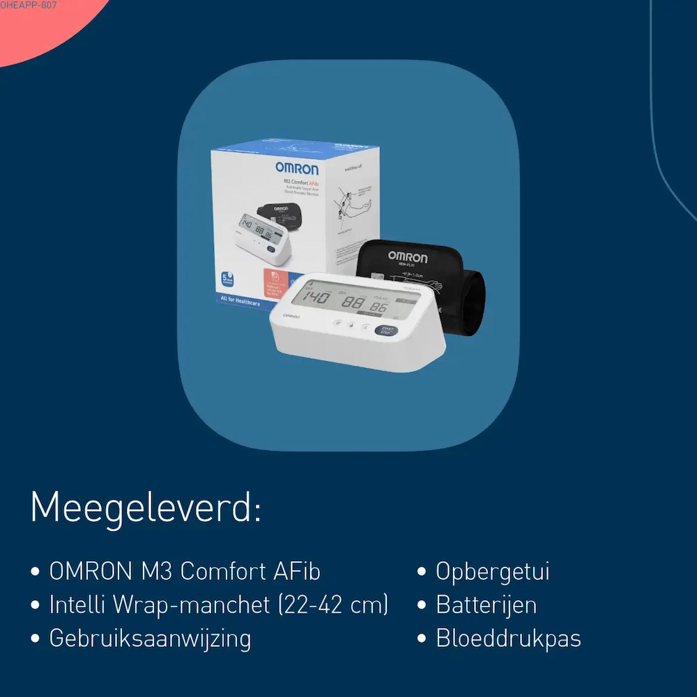 Omron M3 comfort bloeddrukmeter info