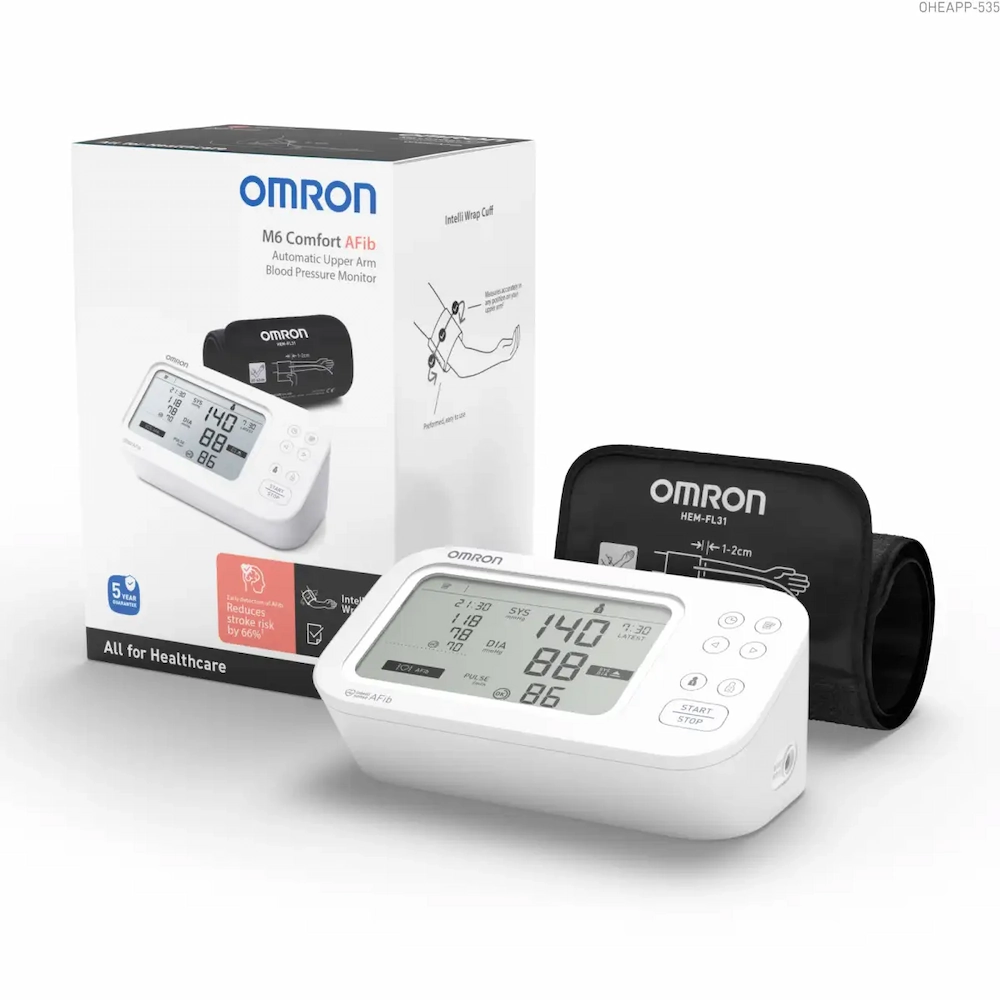Omron M6 comfort bloeddrukmeter met verpakking