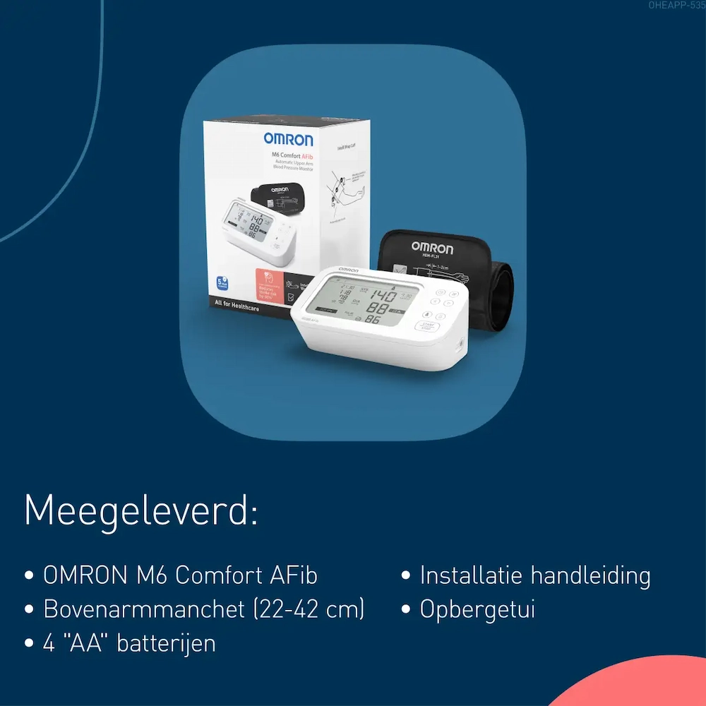 Omron M6 comfort bloeddrukmeter info