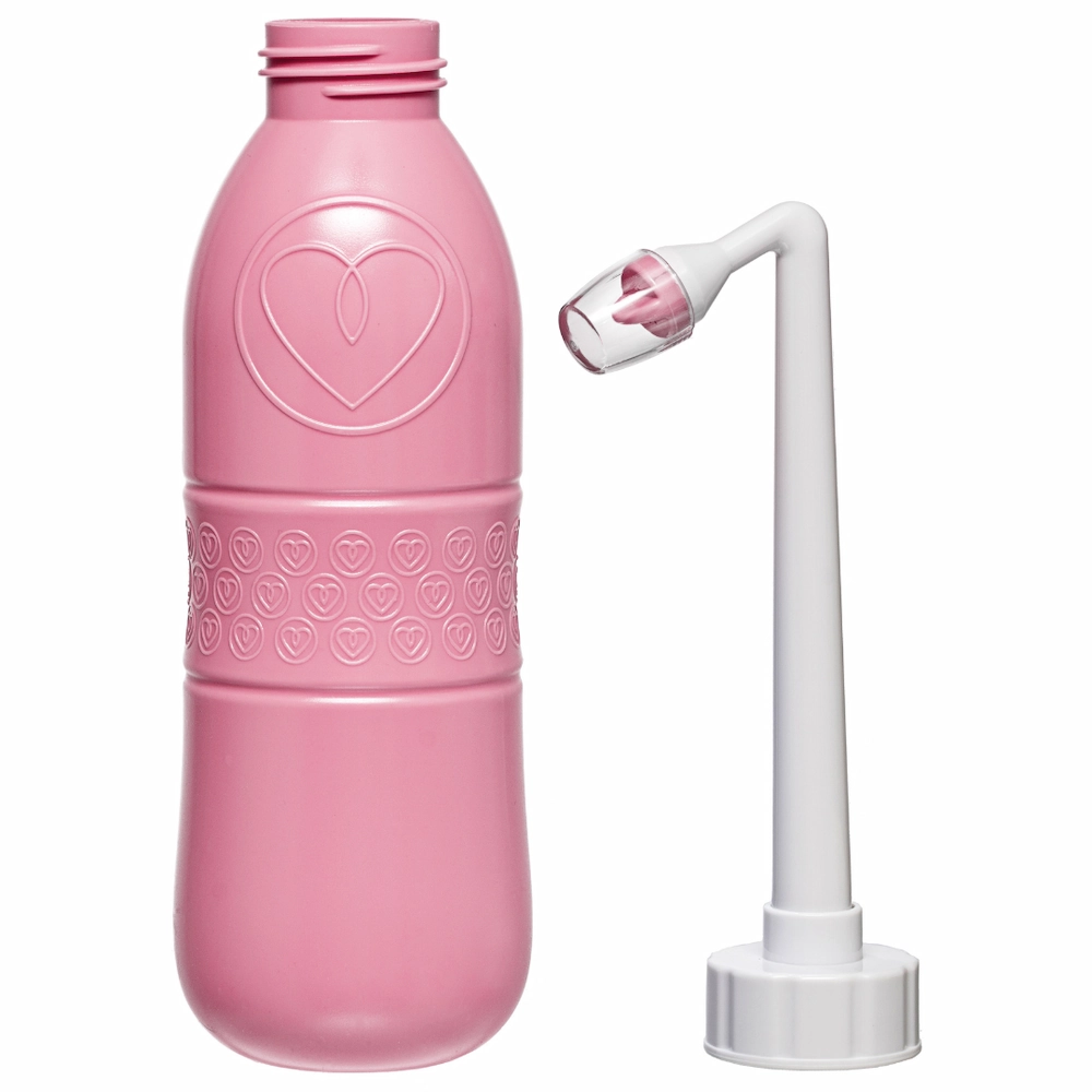 First Days Maternity Postpartum spoelfles - 650ml - roze