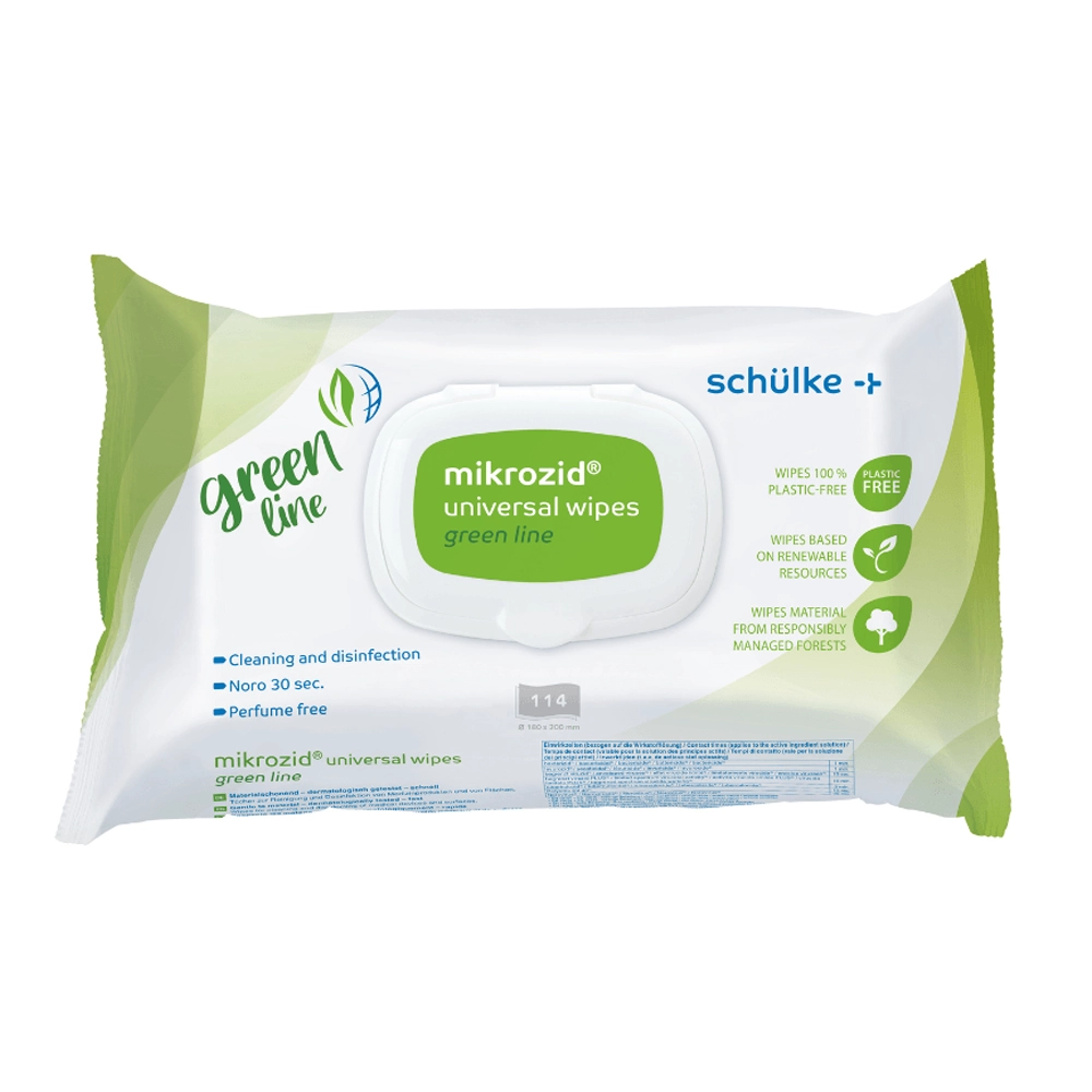 Mikrozid® desinfectie wipes - plasticvrij - 114 stuks